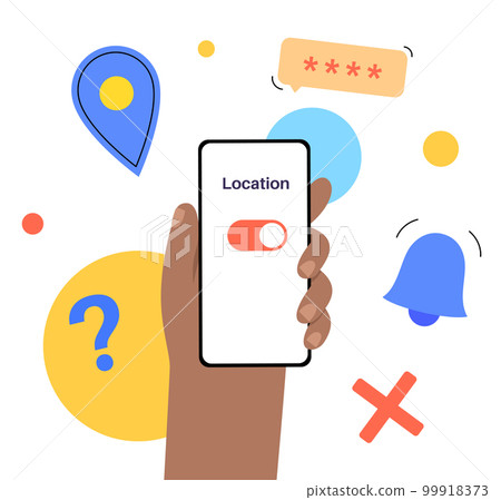 GPS activation toggle GPS activation toggle 99918373