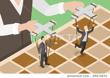 3D Isometric Flat Vector Conceptual Illustration of Brainwashing 3D Isometric Flat Vector Conceptual Illustration of Brainwashing 99918642
