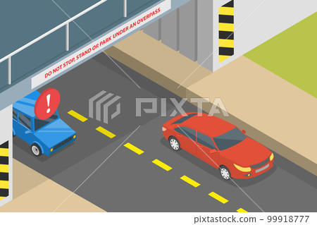 3D Isometric Flat Vector Conceptual Illustration of Traffic Rules 3D Isometric Flat Vector Conceptual Illustration of Traffic Rules 99918777