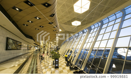 Baku Heydar Aliyev Airport T1 Arrival Floor / Baku, Azerbaijan Baku Heydar Aliyev Airport T1 Arrival Floor / Baku, Azerbaijan 99919881