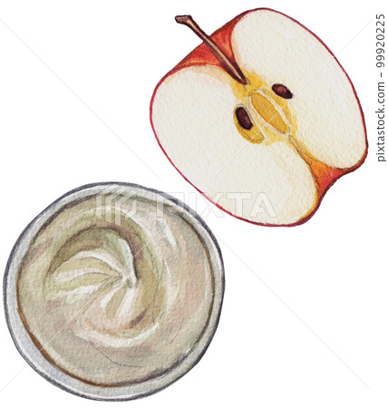 Baby food watercolor png element,noeborn 99920225