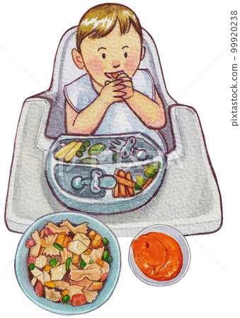 Baby food watercolor png element,noeborn Baby food watercolor png element,noeborn 99920238