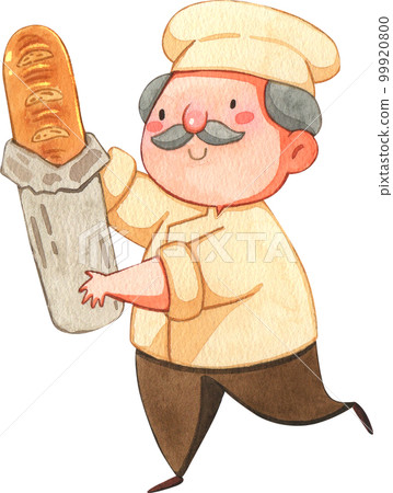 Bake bakery watercolor pnf element Bake bakery watercolor pnf element 99920800