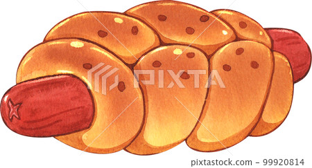 Bake bakery watercolor pnf element 99920814