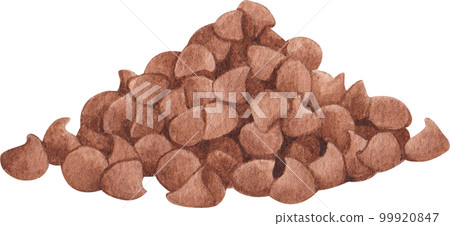 Ice cream scoop watercolor png element 99920847