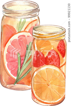 Tea drink watercolor png element 99921130