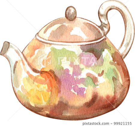 Tea drink watercolor png element Tea drink watercolor png element 99921155