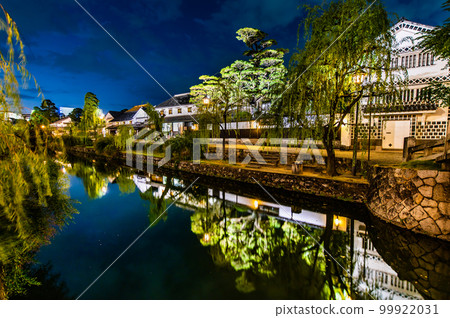 Kurashiki, Okayama ~ Night view of Kurashiki Bikan Historical Quarter ~ 99922031