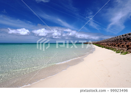 Superb view of Shimojishima (Miyakojima) 17END Miyako blue beach Superb view of Shimojishima (Miyakojima) 17END Miyako blue beach 99923496