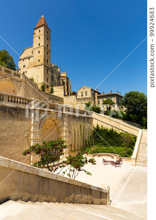 Escalier monumental before Tour d'Armagnac Auch, France 99924683