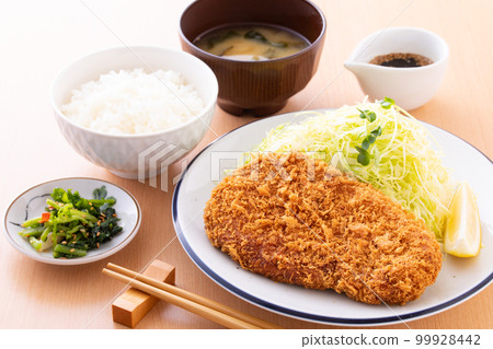 Pork cutlet set meal 99928442