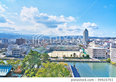 [Scenery of Imabari City from Imabari Castle] Torimachi, Imabari City, Ehime Prefecture 99928761