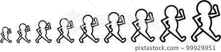 people moving forward 99929951