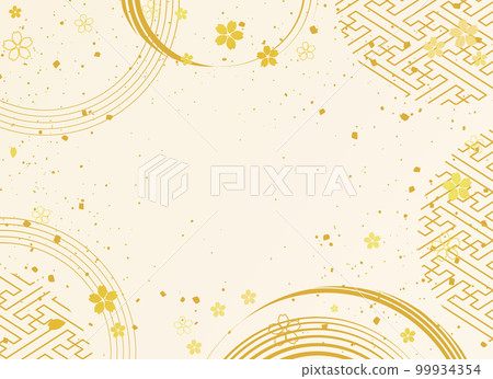 Background material: beautiful Japanese pattern Background material: beautiful Japanese pattern 99934354