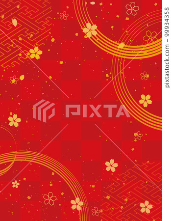 背景材質：唯美日式花紋 99934358