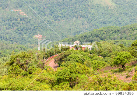 Mullayangiri range of mountains in Chikmagalur, India 99934396