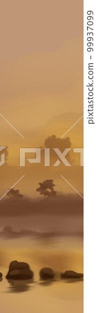 Landscape background. Abstract art template. Vector illustration. Landscape background. Abstract art template. Vector illustration. 99937099