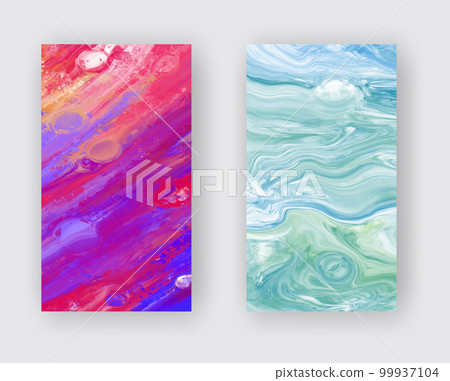 Elegant banner template design with purple, blue paint set. Elegant banner template design with purple, blue paint set. 99937104