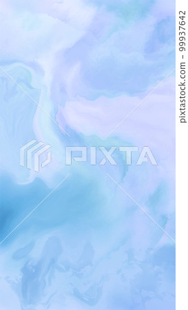 Elegant banner template design with blue paint. 99937642