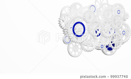 white gear gear 99937748