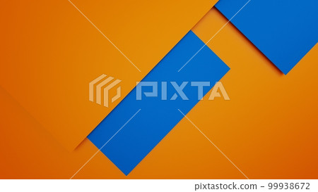 Blue/orange 3D plane background 99938672