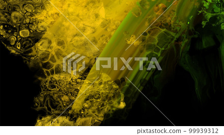 Modern colorful flow background on black. Wave Liquid shape in color banner. Modern colorful flow background on black. Wave Liquid shape in color banner. 99939312