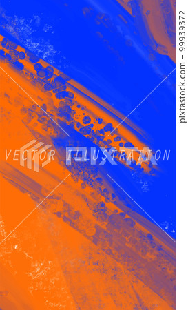 Abstract Blue Orange paint Background. Vector illustration design 99939372