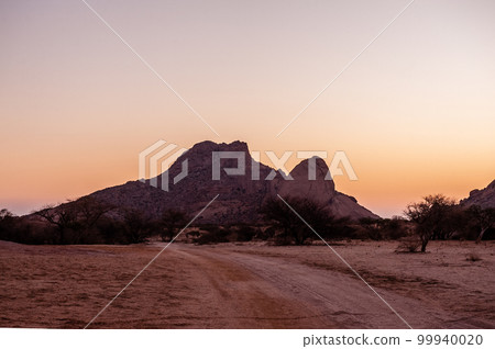 The Spitzkoppe area around sunset 99940020