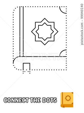 Dot to dot page with Quran for kids 99940140