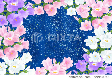 Wind Chime Grass, Bell Grass, Campanula Starry Sky 99940948