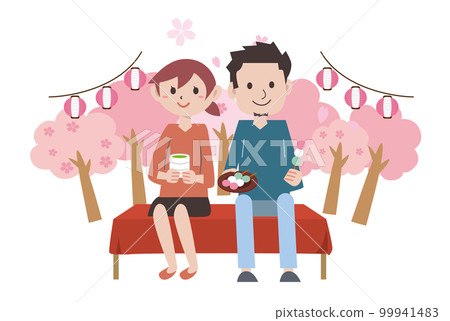 Spring cherry blossom viewing 99941483