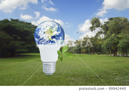 Green ecology and saving energy concept, Elements of this image furnished by NASA 99942440