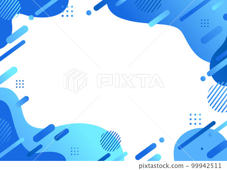 藍色幾何圖案背景素材 藍色幾何圖案背景素材 99942511
