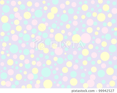 Random polka dot pattern Random polka dot pattern 99942527
