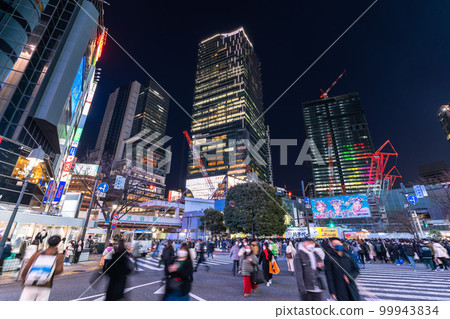  "Tokyo" Shibuya station square, scramble intersection 99943834