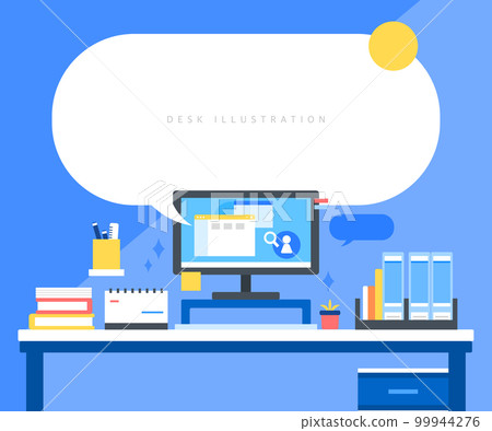 辦公桌對象插圖集 01 99944276
