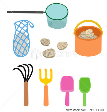 蛤蜊挖工具集插圖 99944401