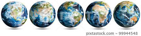 World map planet Earth set 99944548