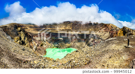 The crater lake of Santa Ana Volcano or Ilamatepec in El Salvador 99945012