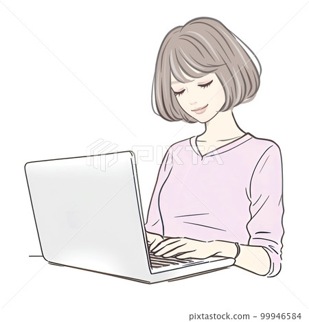 女性插畫素材 女性插畫素材 99946584