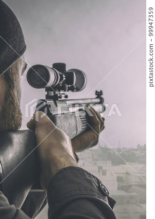 portrait of a sniper 99947359