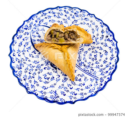 one and half ochpochmak on plate isolated one and half ochpochmak on plate isolated 99947374