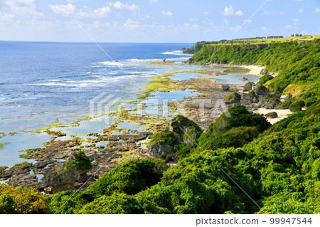 Looking towards Mabuni Hill from Gushikami (Yaese Town, Okinawa Prefecture) [March 2023] 99947544