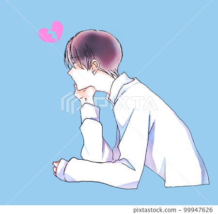 Sentimental man Broken heart 99947626