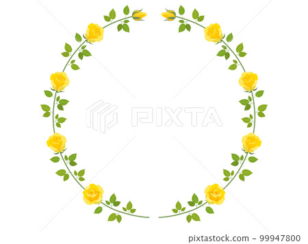 Yellow rose frame Yellow rose frame 99947800