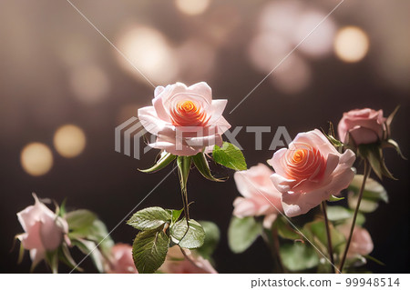 Ravishing realistic detail intricate beauty of vivid color rose . Ravishing realistic detail intricate beauty of vivid color rose . 99948514