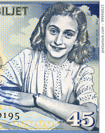 Anne Frank a portrait from money Anne Frank a portrait from money 99948825
