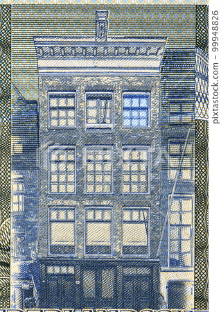 Anne Frank House in Amsterdam from money Anne Frank House in Amsterdam from money 99948826