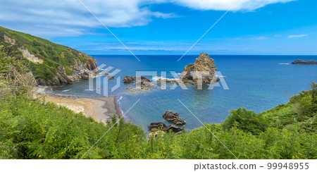 Islote de los Picones, Beach of Castiellu, Asturias, Spain 99948955