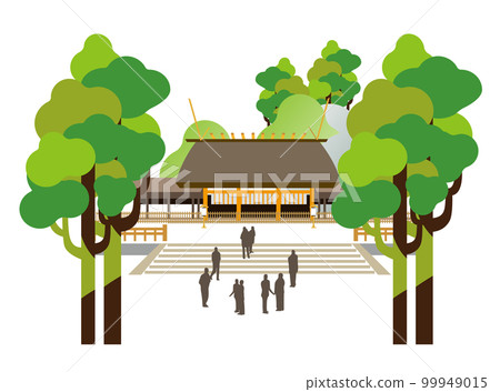 Atsuta Jingu Shrine (walking through Atsuta no Mori on a refreshing morning) Atsuta Jingu Shrine (walking through Atsuta no Mori on a refreshing morning) 99949015